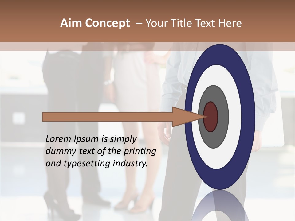 Bu Ine People Executive Portrait PowerPoint Template