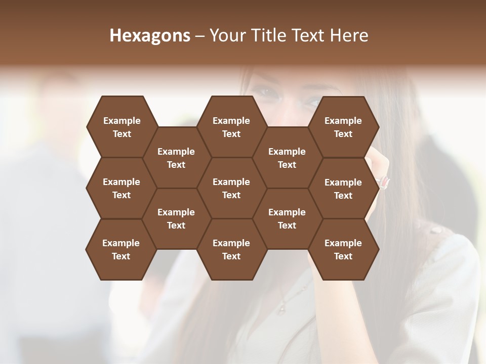 Financial Girl Consultant PowerPoint Template