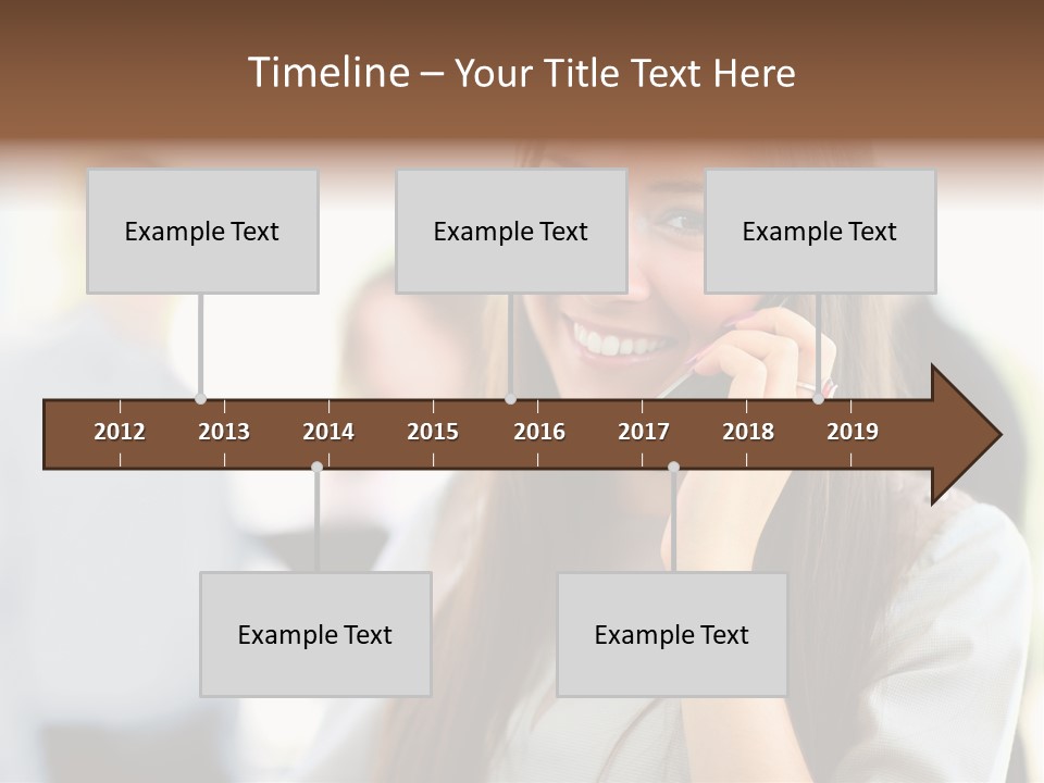 Financial Girl Consultant PowerPoint Template