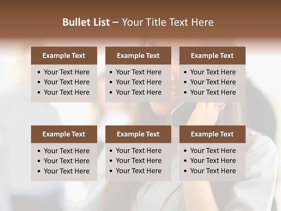 Financial Girl Consultant PowerPoint Template