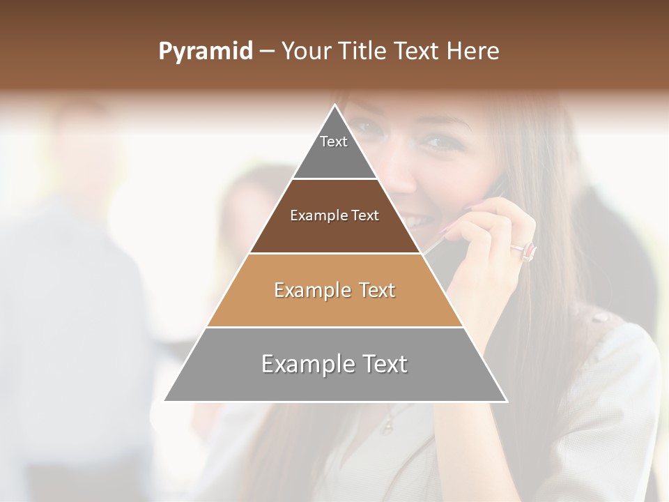 Financial Girl Consultant PowerPoint Template