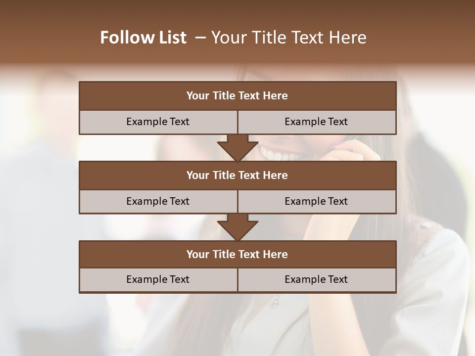 Financial Girl Consultant PowerPoint Template