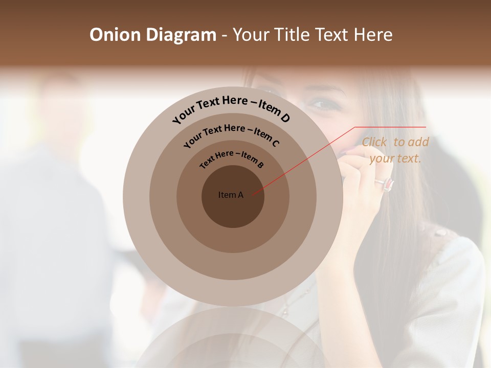 Financial Girl Consultant PowerPoint Template