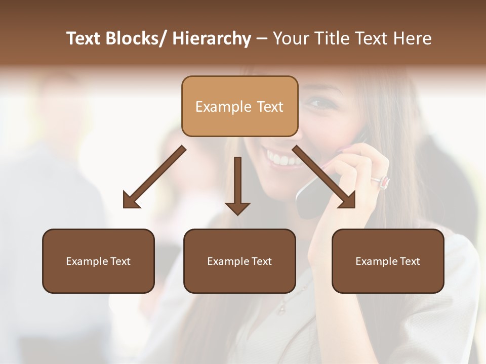 Financial Girl Consultant PowerPoint Template