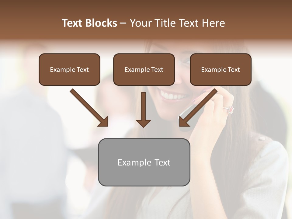 Financial Girl Consultant PowerPoint Template