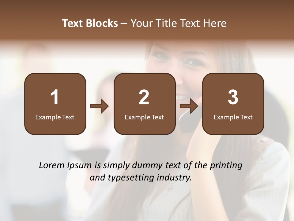 Financial Girl Consultant PowerPoint Template