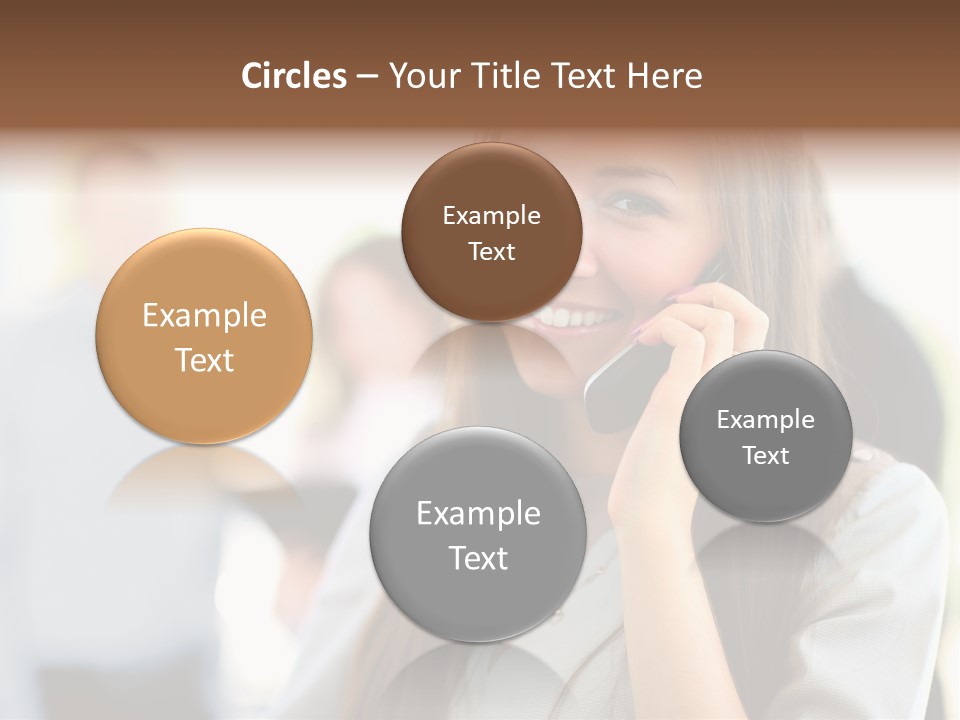 Financial Girl Consultant PowerPoint Template