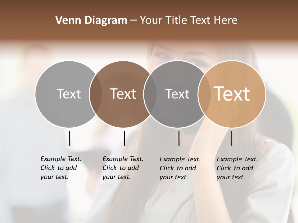 Financial Girl Consultant PowerPoint Template