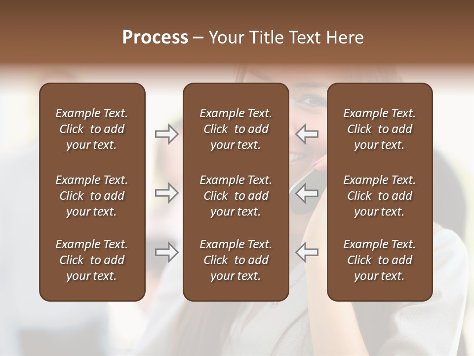 Financial Girl Consultant PowerPoint Template