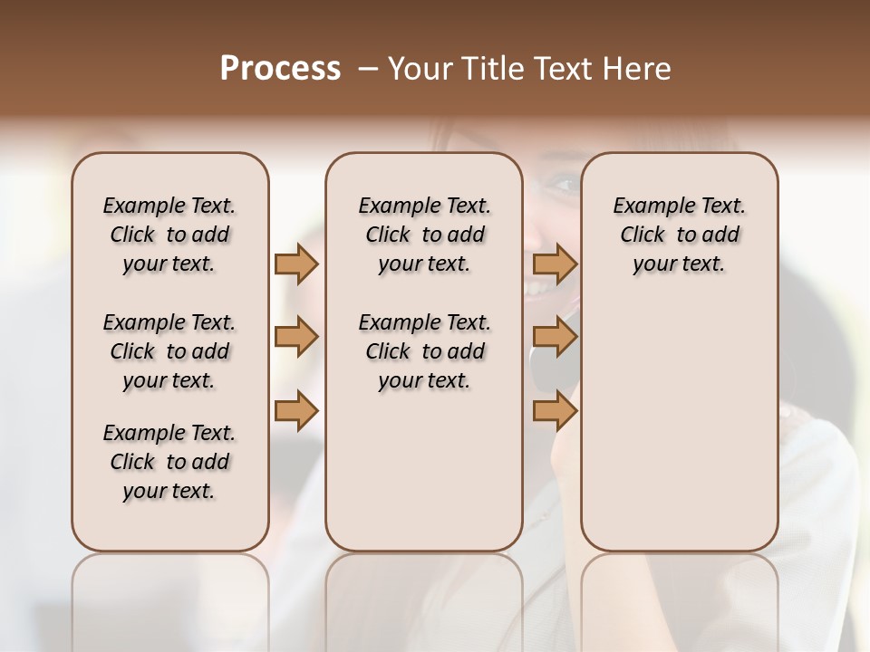 Financial Girl Consultant PowerPoint Template