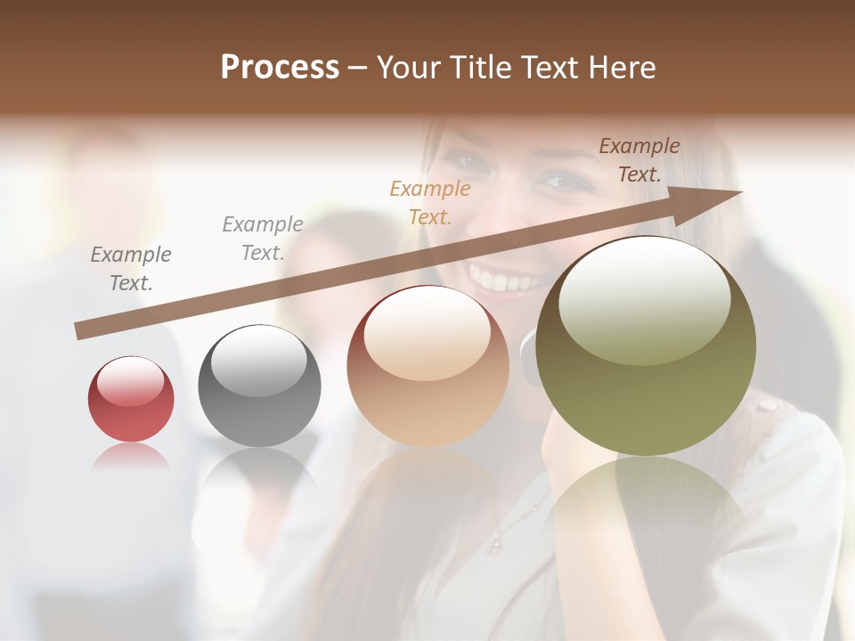 Financial Girl Consultant PowerPoint Template