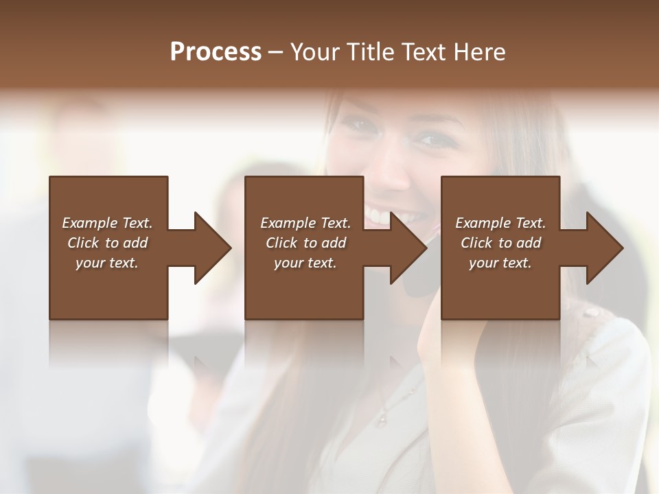 Financial Girl Consultant PowerPoint Template