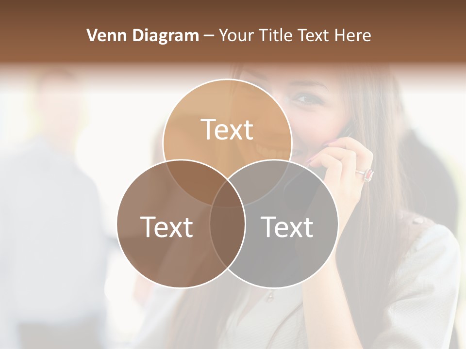 Financial Girl Consultant PowerPoint Template