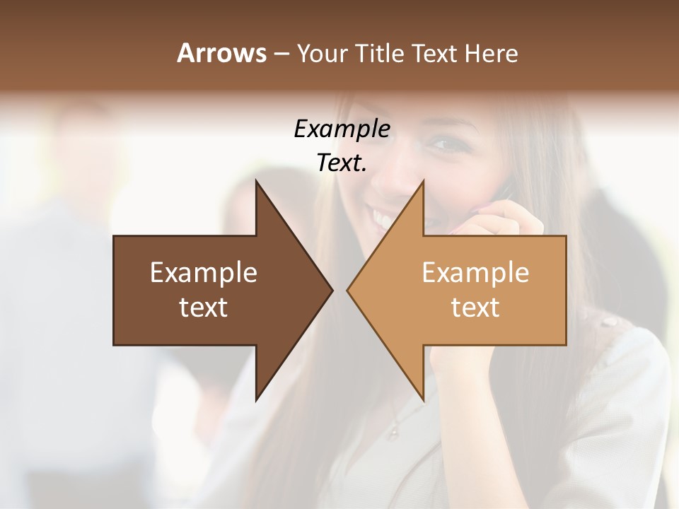 Financial Girl Consultant PowerPoint Template