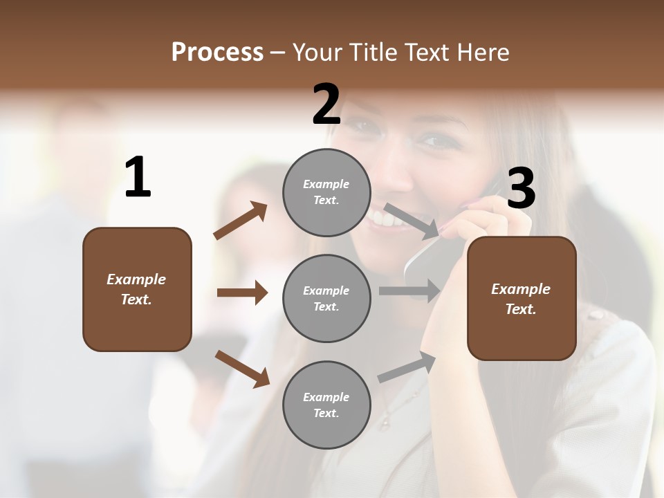 Financial Girl Consultant PowerPoint Template