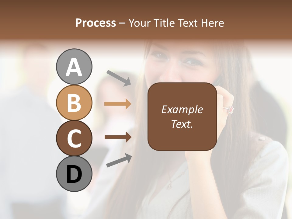 Financial Girl Consultant PowerPoint Template