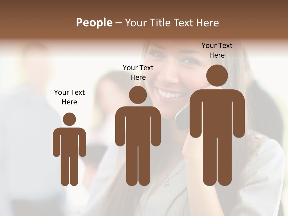 Financial Girl Consultant PowerPoint Template