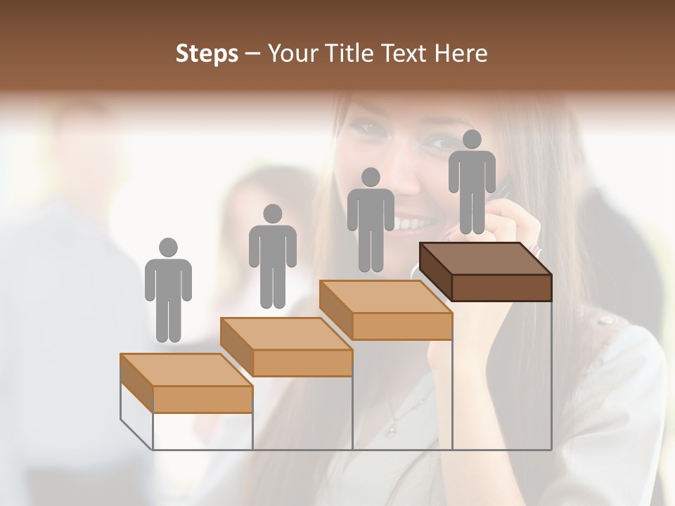 Financial Girl Consultant PowerPoint Template