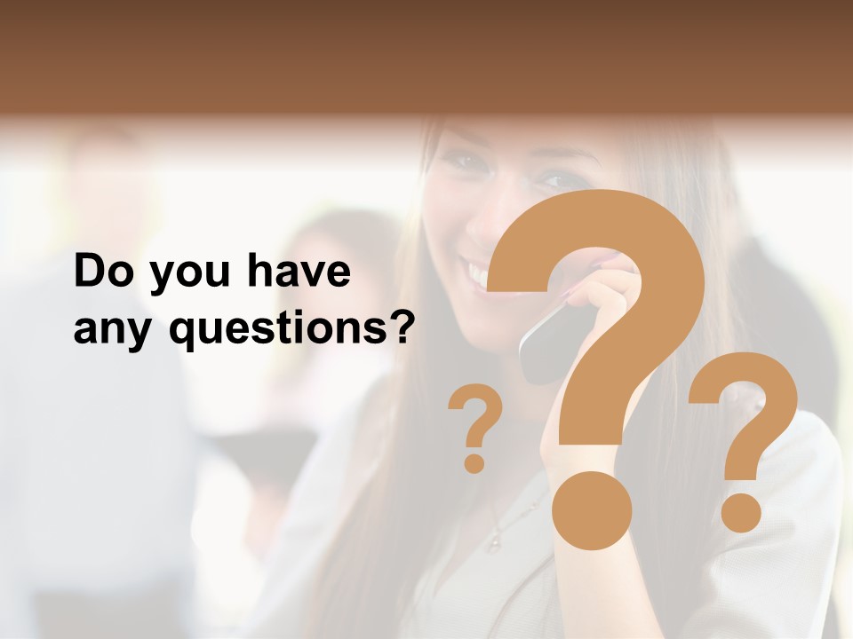 Financial Girl Consultant PowerPoint Template