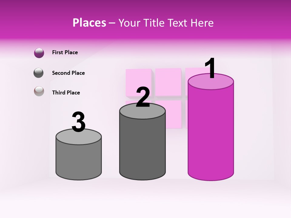 Ceiling Background Unit PowerPoint Template