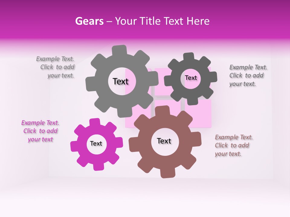 Ceiling Background Unit PowerPoint Template