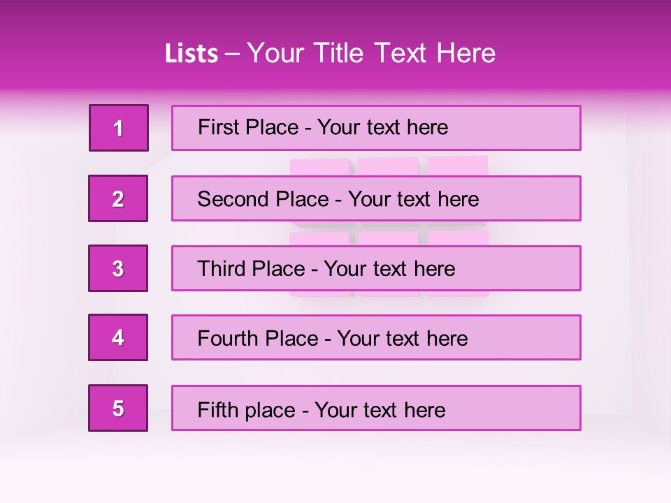 Ceiling Background Unit PowerPoint Template