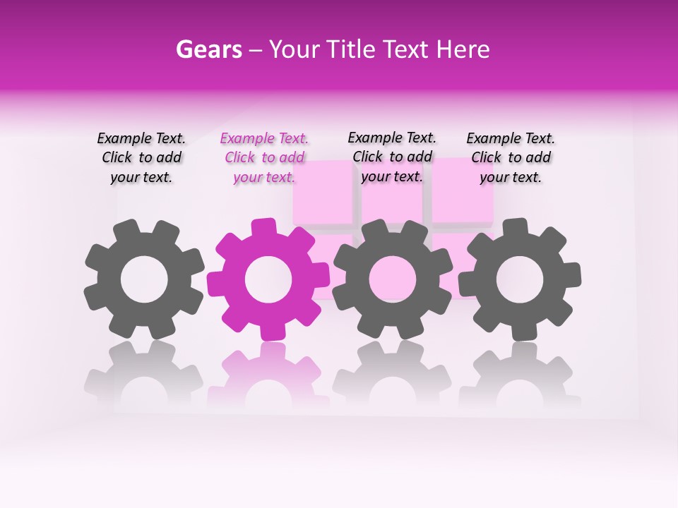 Ceiling Background Unit PowerPoint Template