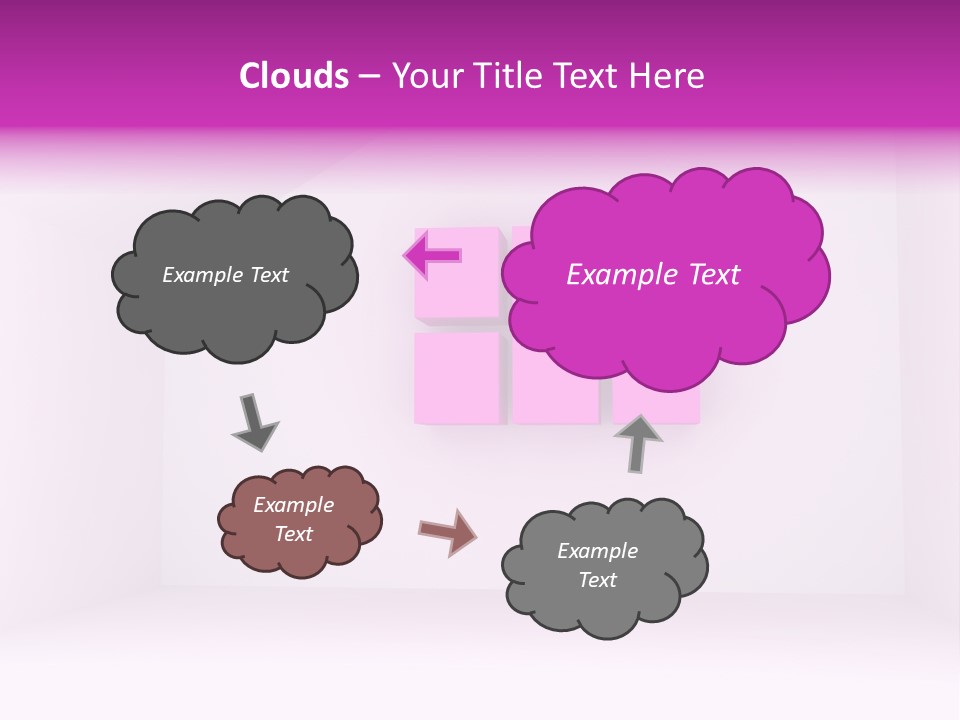 Ceiling Background Unit PowerPoint Template