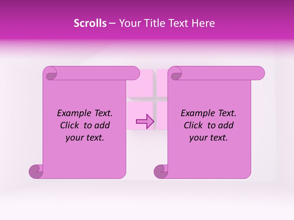 Ceiling Background Unit PowerPoint Template
