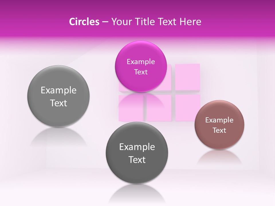 Ceiling Background Unit PowerPoint Template