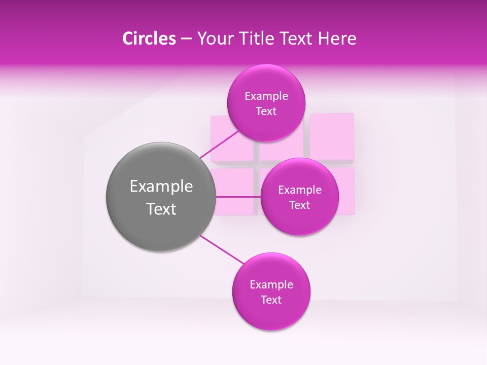 Ceiling Background Unit PowerPoint Template