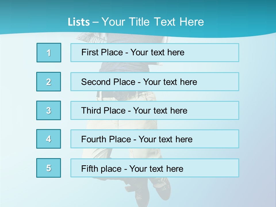 Man Expression Move PowerPoint Template