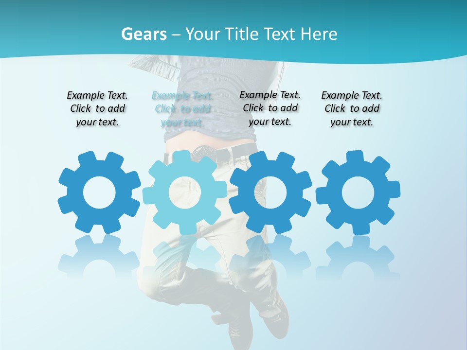 Man Expression Move PowerPoint Template