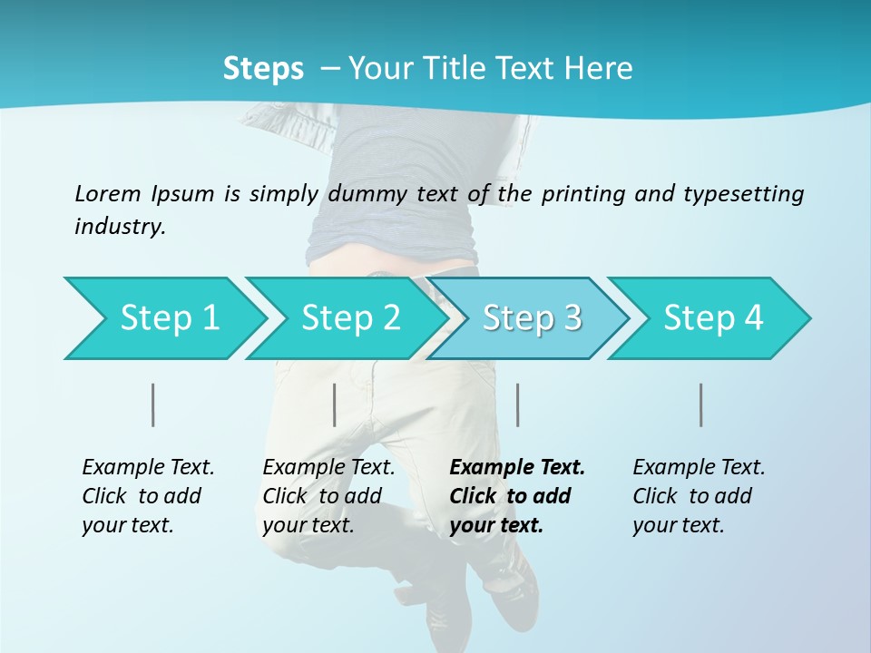 Man Expression Move PowerPoint Template