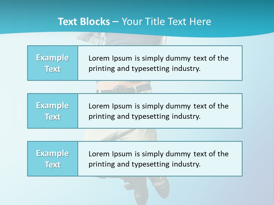 Man Expression Move PowerPoint Template