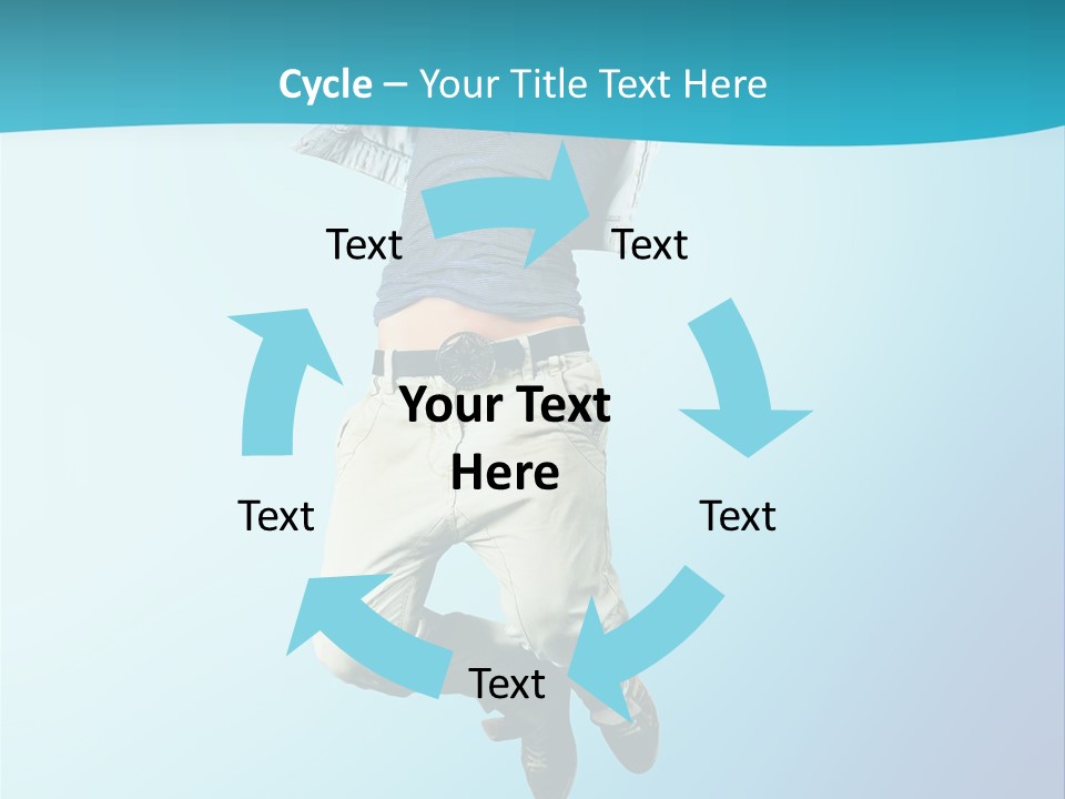 Man Expression Move PowerPoint Template