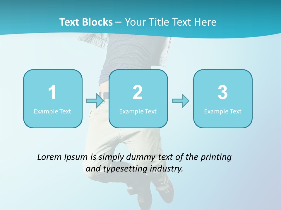 Man Expression Move PowerPoint Template
