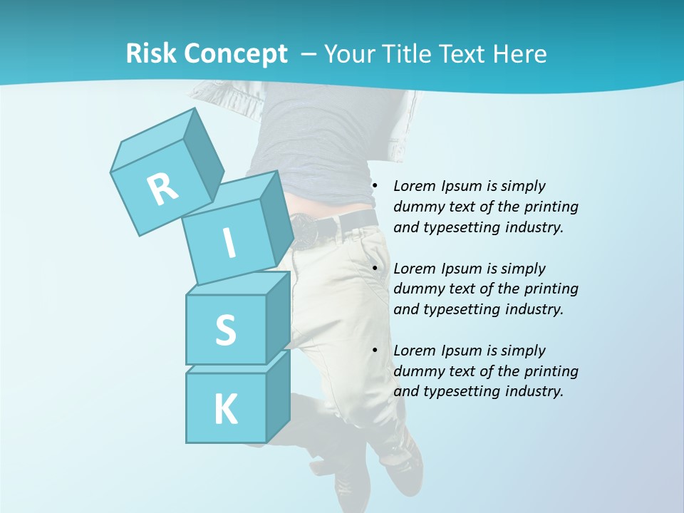 Man Expression Move PowerPoint Template