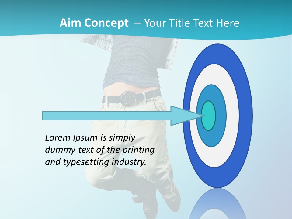 Man Expression Move PowerPoint Template