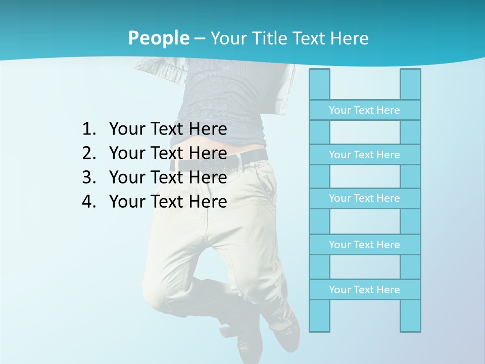 Man Expression Move PowerPoint Template