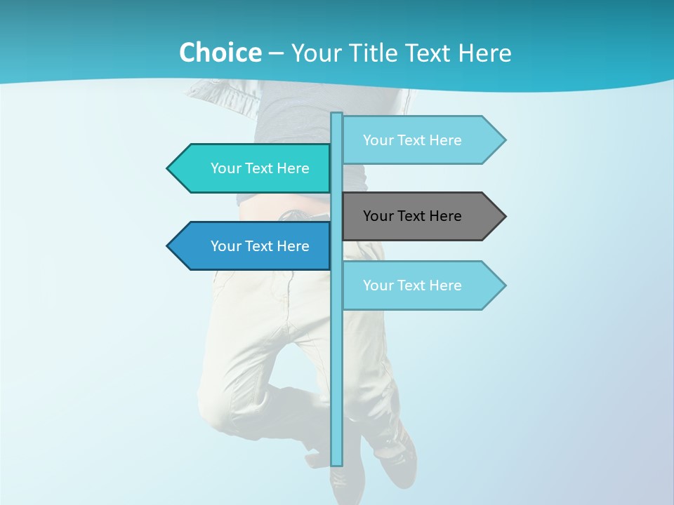 Man Expression Move PowerPoint Template