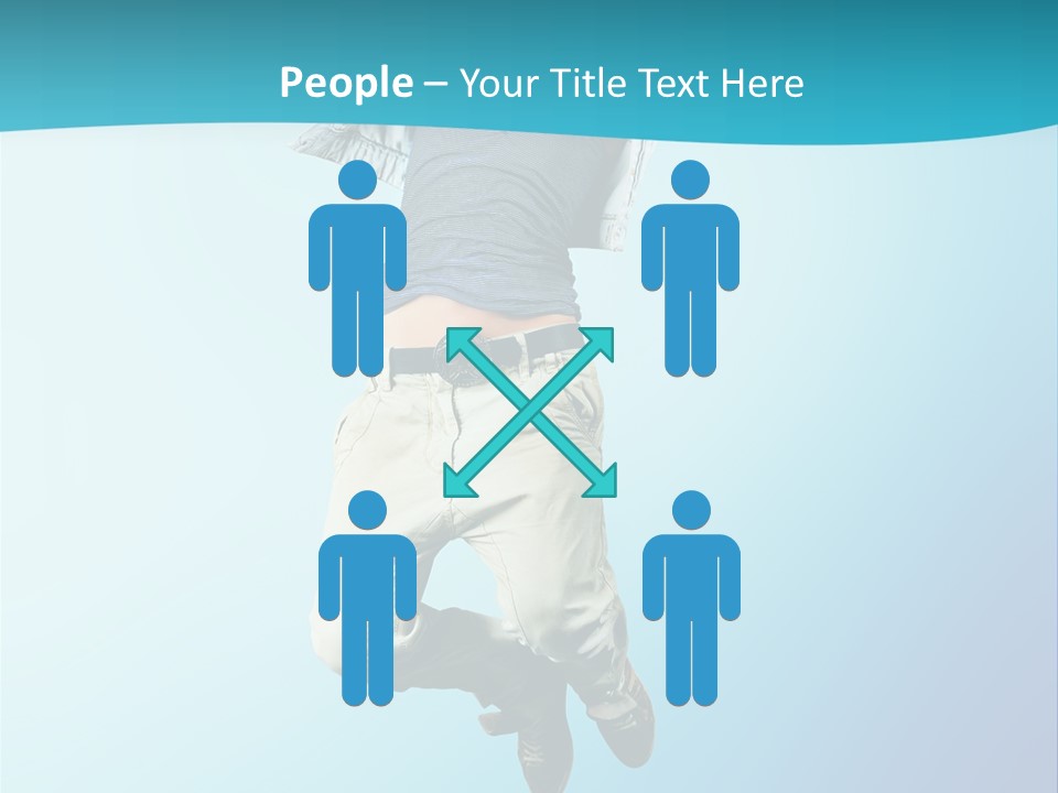 Man Expression Move PowerPoint Template