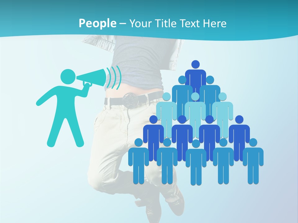 Man Expression Move PowerPoint Template