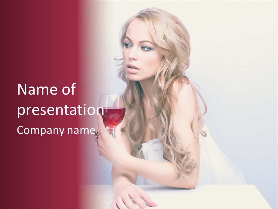 Femininity Leisure Evening PowerPoint Template