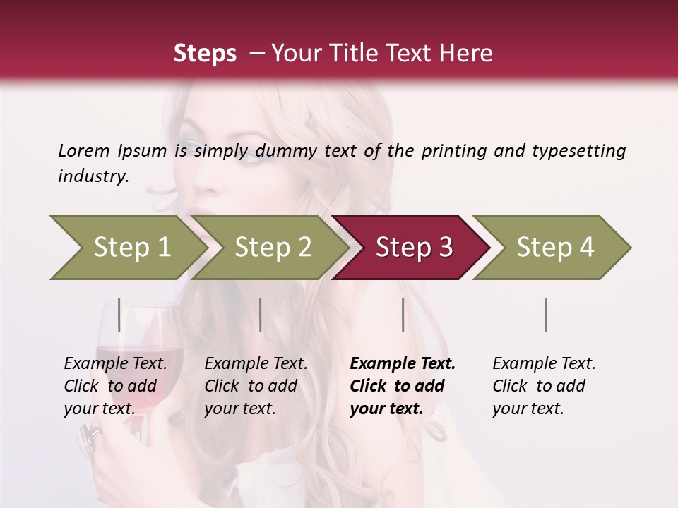 Femininity Leisure Evening PowerPoint Template
