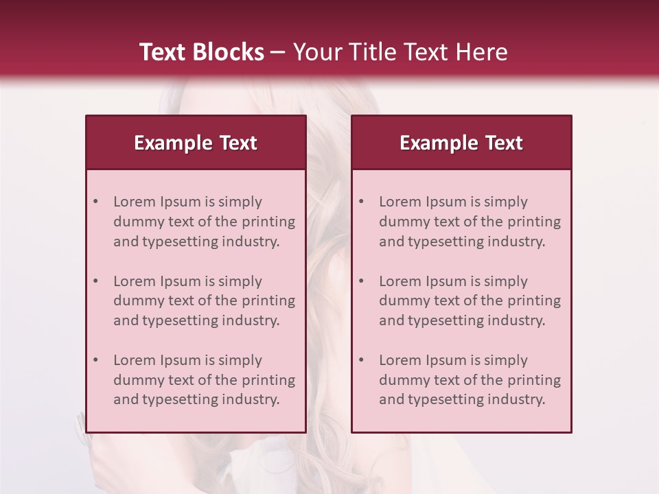 Femininity Leisure Evening PowerPoint Template