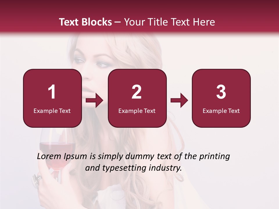 Femininity Leisure Evening PowerPoint Template