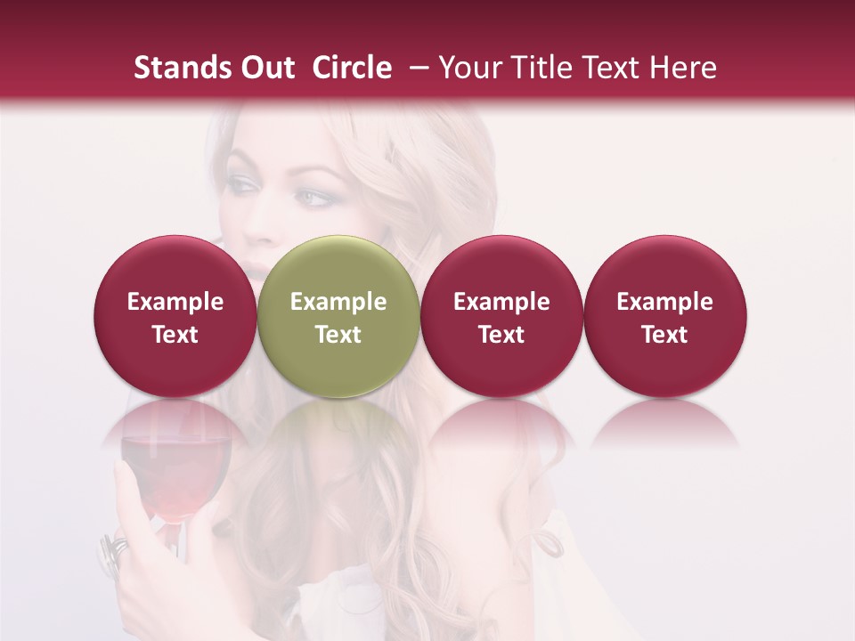 Femininity Leisure Evening PowerPoint Template