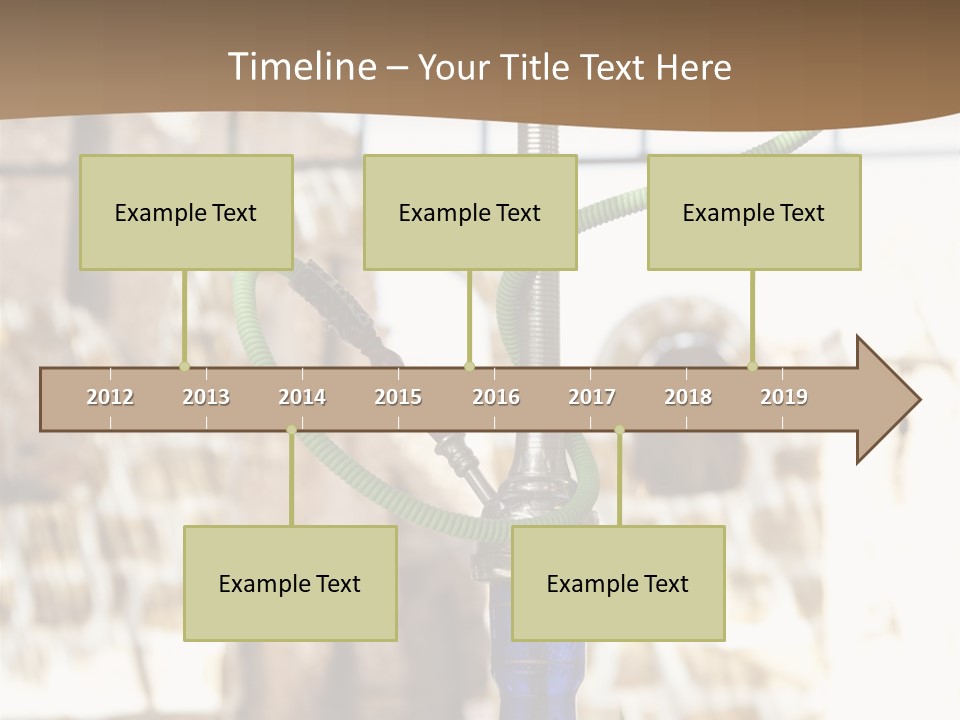 Arabian Shisha Waterpipe PowerPoint Template