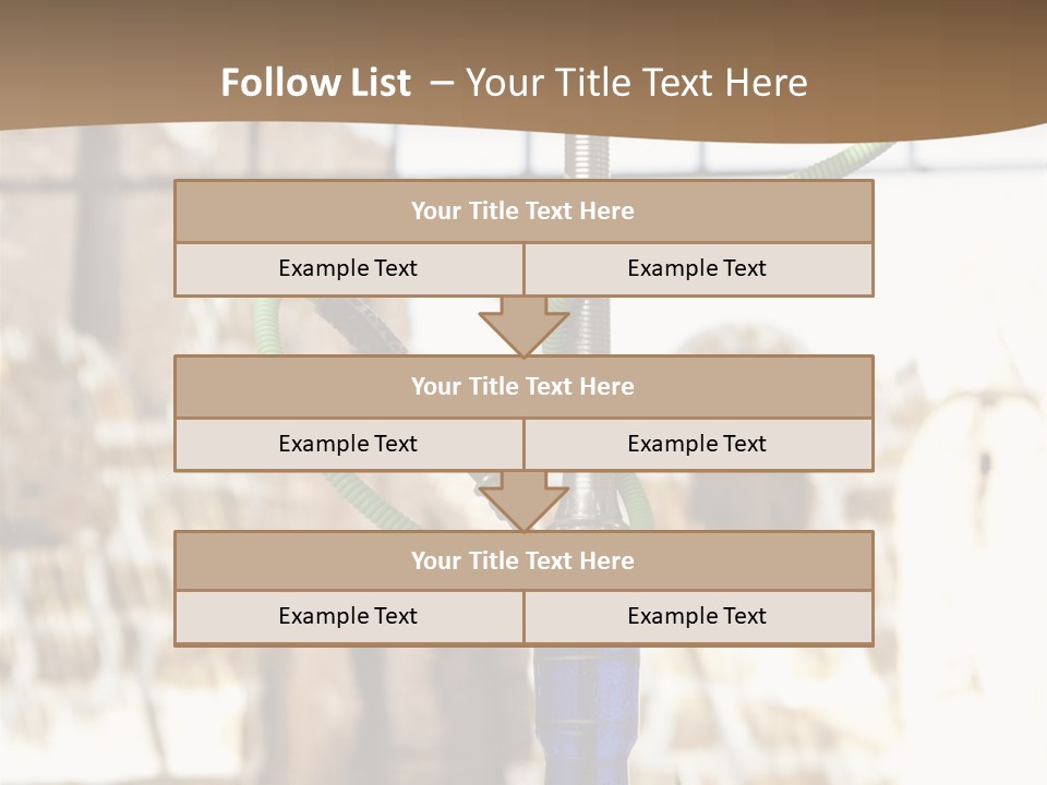 Arabian Shisha Waterpipe PowerPoint Template